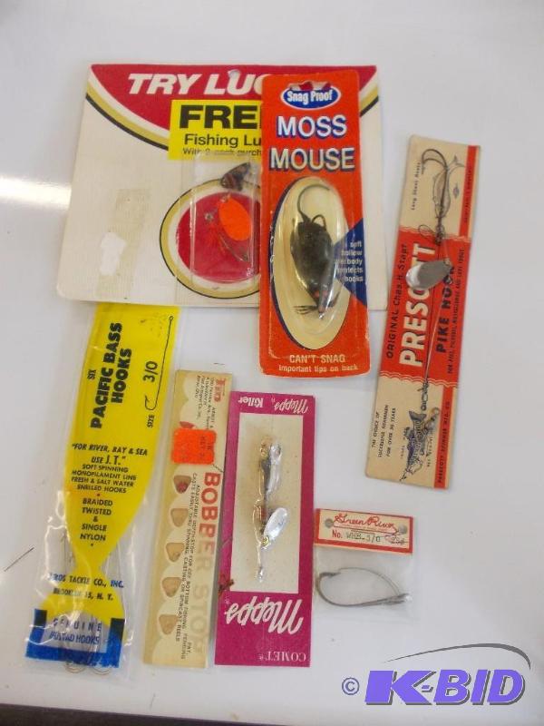 lot 198 image: Assorted New Vintage Fishing Tackle...
