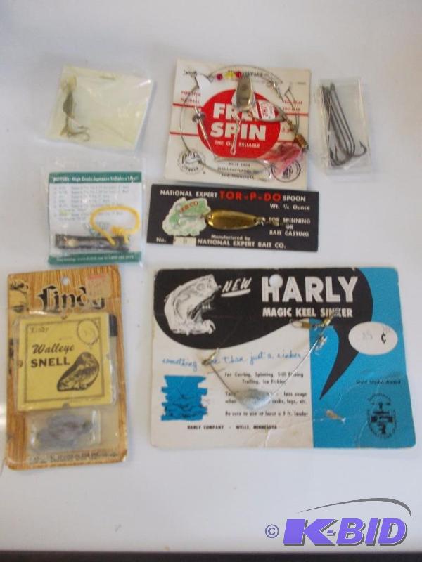 lot 204 image: Vintage Fishing Tackle, Lures...