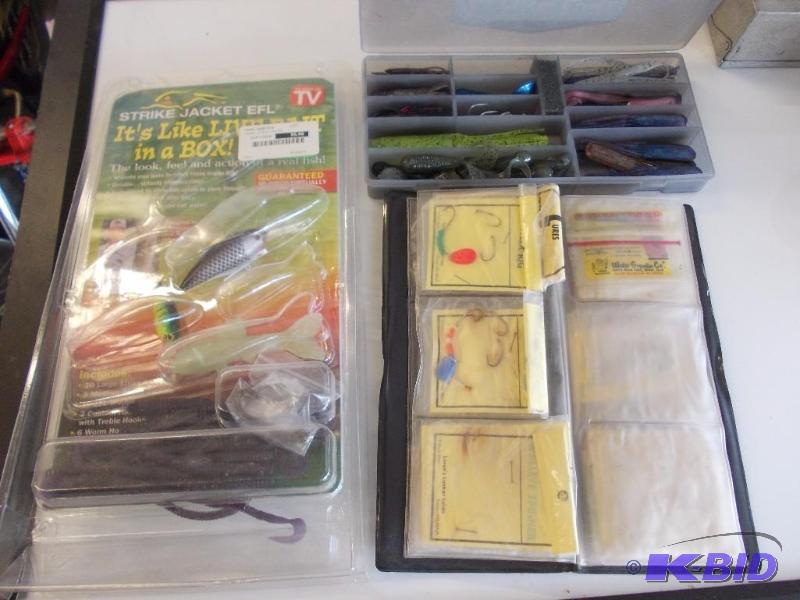 lot 213 image: Box Lot Of Fishing Assorted Lures...
