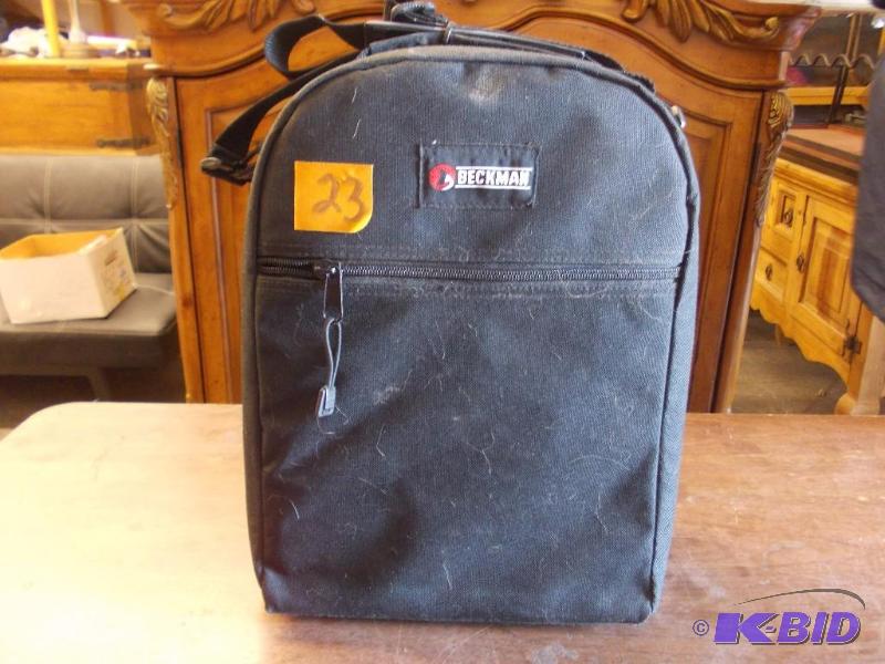 lot 23 image: Beckman Padded Reel Case...