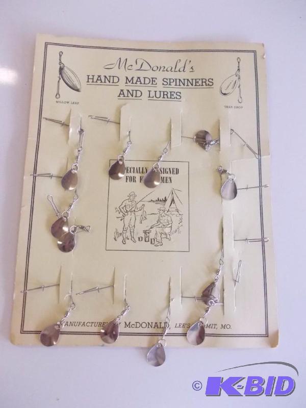 lot 232 image: Vintage McDonalds Spinners Display...