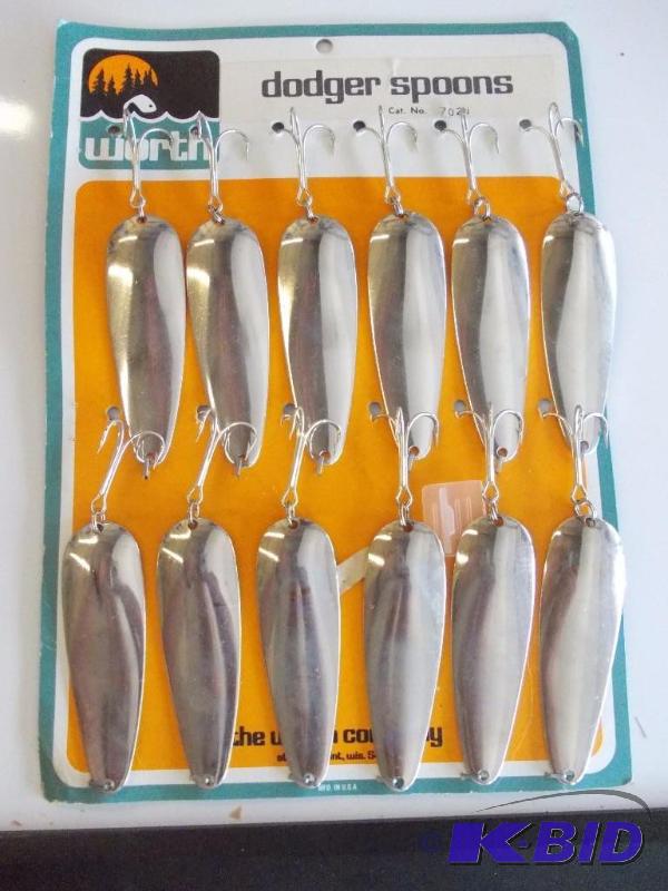 lot 240 image: Vintage Worth Dodger Spoons Display...