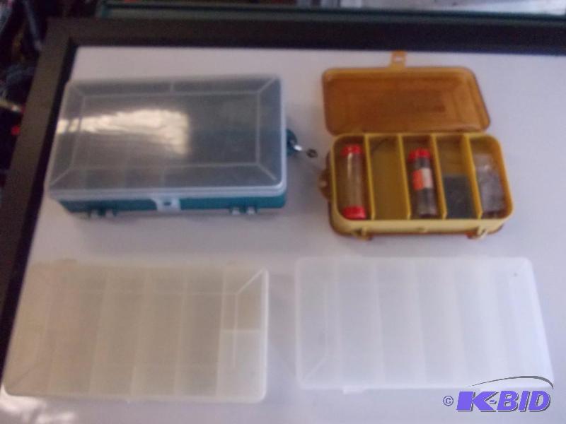 lot 243 image: 4-Small Tackle Boxes...
