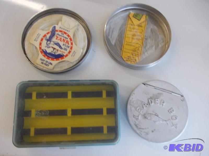 lot 252 image: 3-Leader, Hook & Line Boxes...