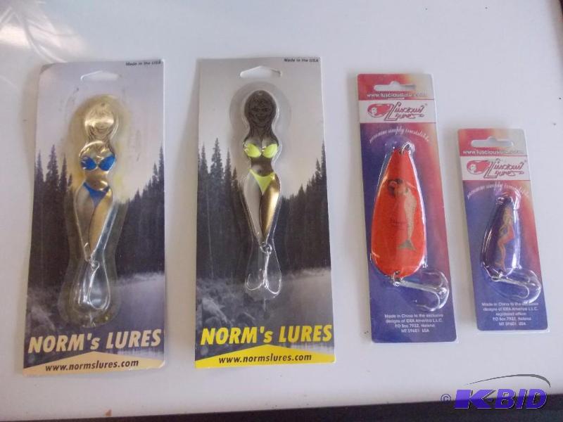 lot 254 image: 4- Mermaid Lures...