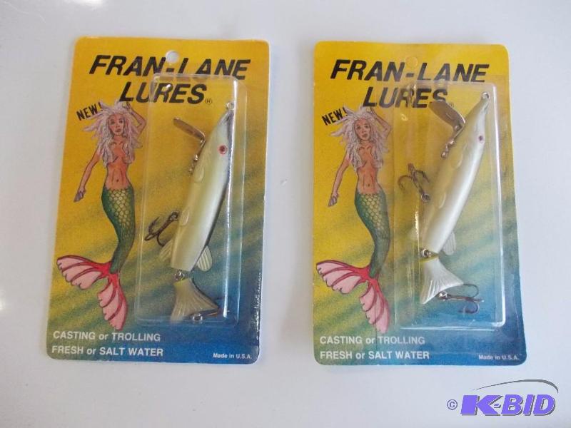 lot 256 image: 2 New Fran-Lane Lures...