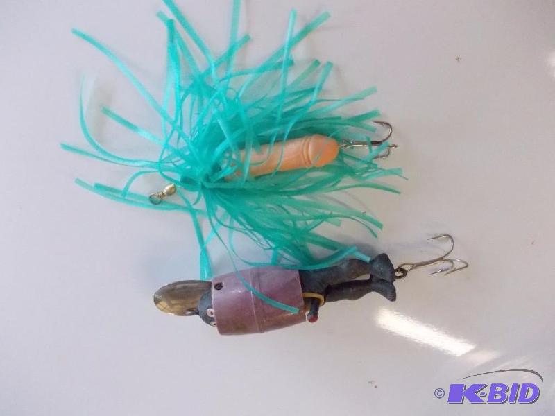 lot 257 image: 2- Mail Fishing Lures...