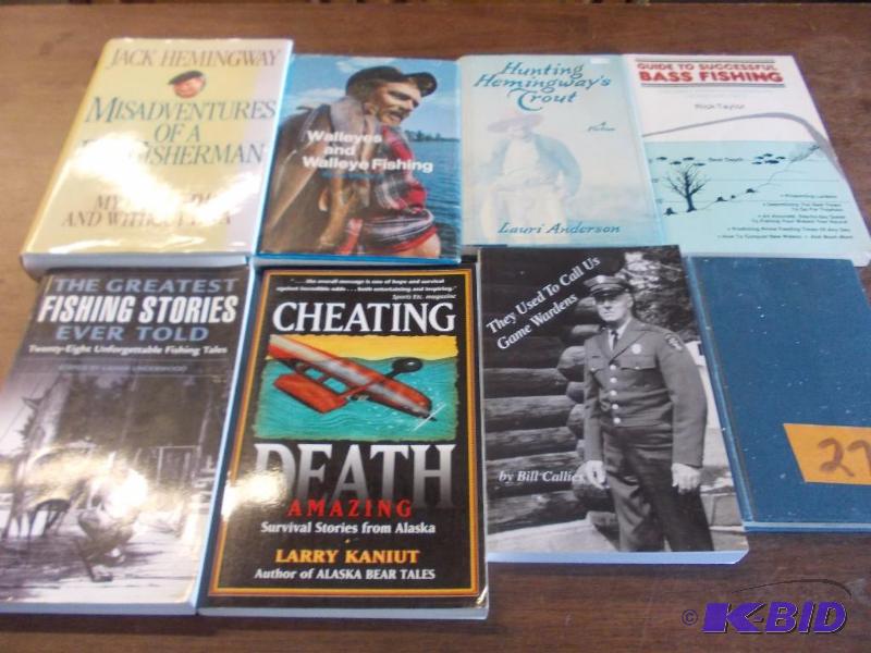 lot 27 image: Lot Of Fishing Stories & How To Books...