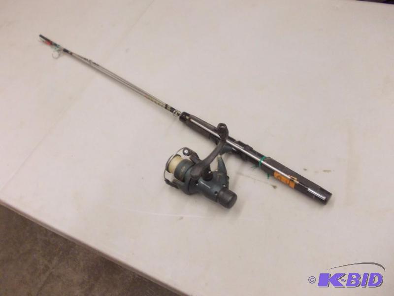 lot 84 image: Eagle Claw 2 Pc Rod With Reel Combo...