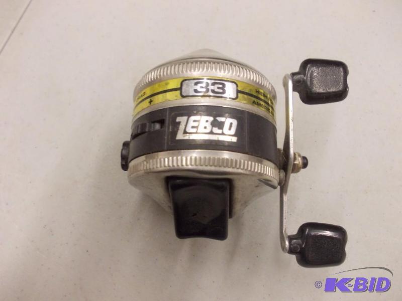 lot 91 image: Zebco 33 Reel, Manuals For Zebco 600 & 40...