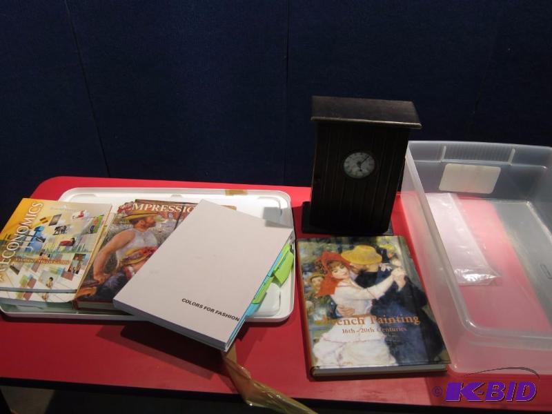 Books and Clock