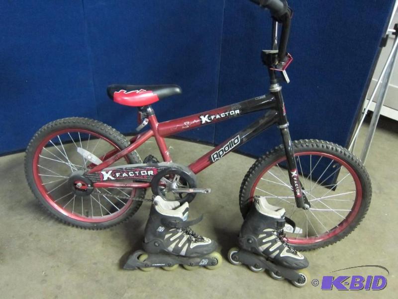 Childs Bike and K2 Skates