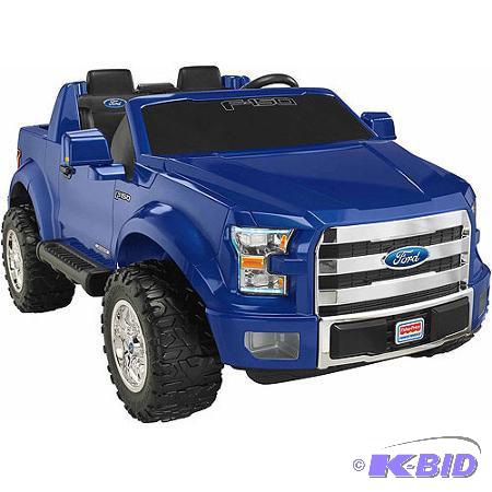 lot 1 image: New Fisher Price Power Wheels Ford F-150 Tru...