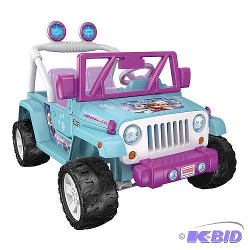 lot 14 image: New Fisher Price Disneys Frozen Jeep Wrangler...