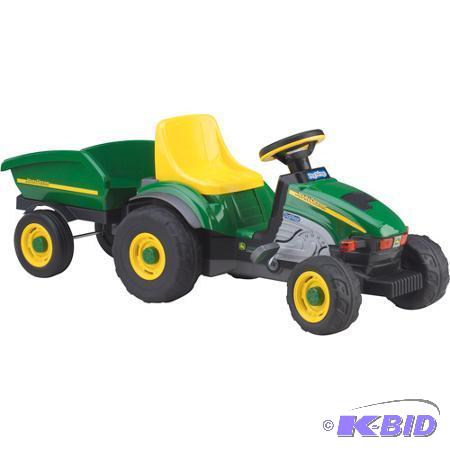 lot 20 image: New John Deere Peg Perego John Deere Farm Tra...