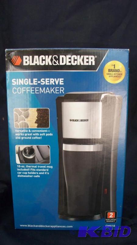 BlackDecker single serve coffee maker (looks...