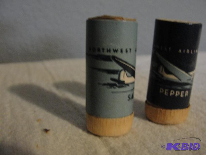 Vintage Northwest Airline Salt and Pepper Shakers