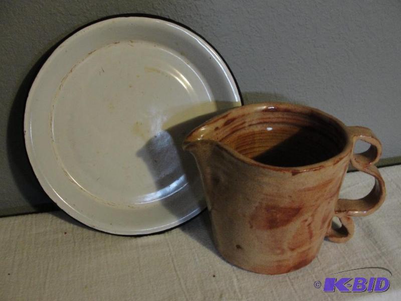 Plate and Pitcher