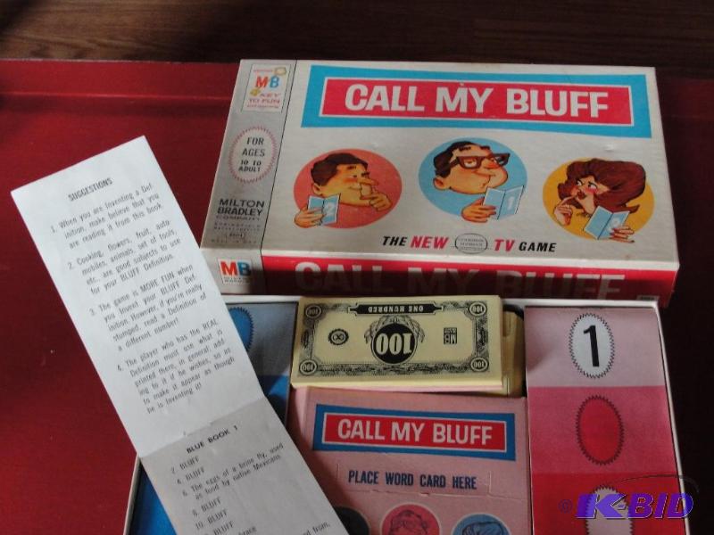 Call My Bluff, Old Maid, and Bird Flash Cards