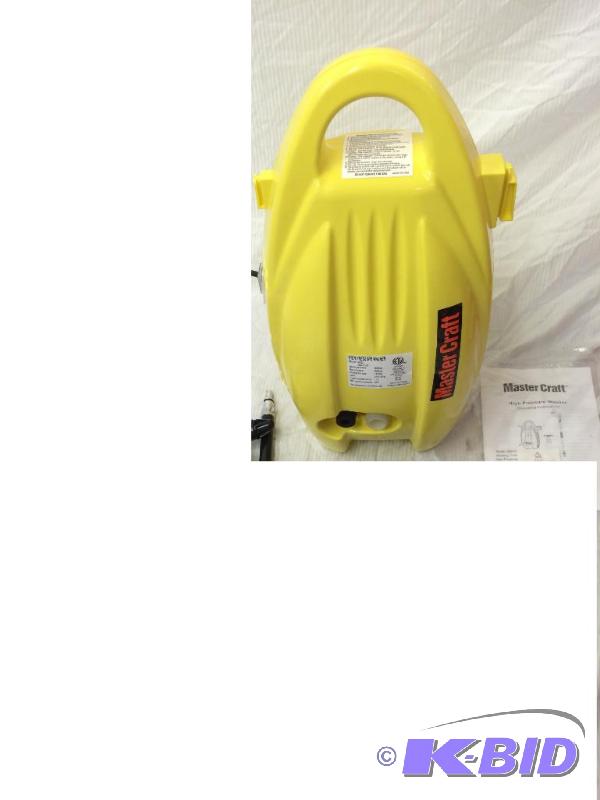 master craft electric pressure washer no attachments