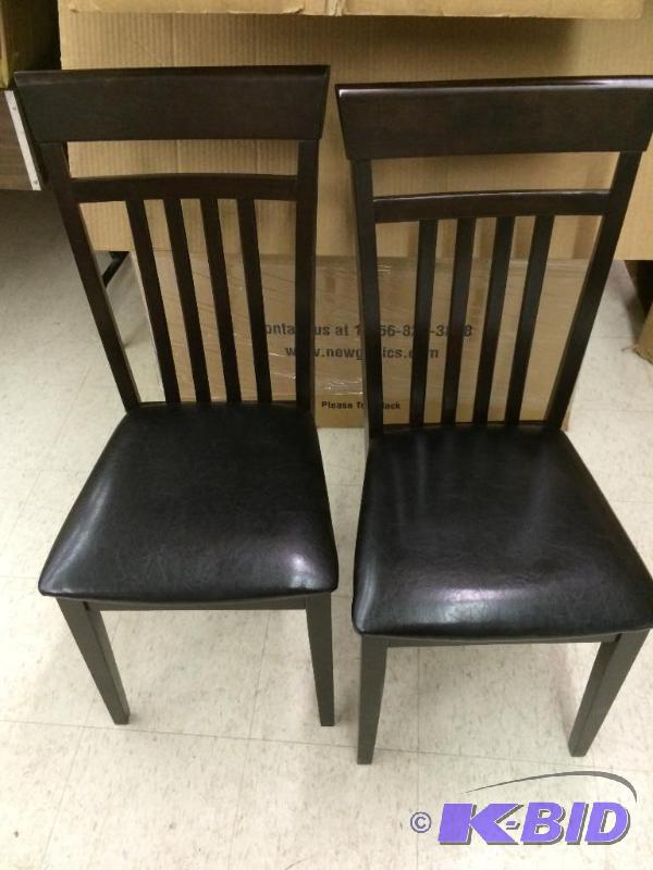 two new wood chairs