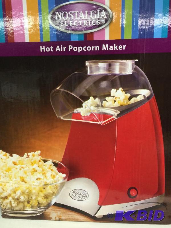 nostalgia hot air popcorn maker