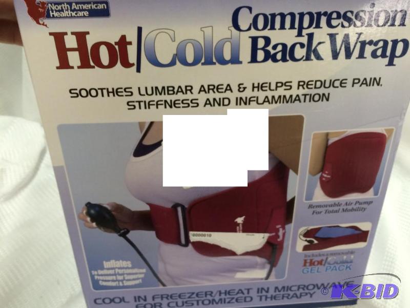 hot cold back  compression wrap