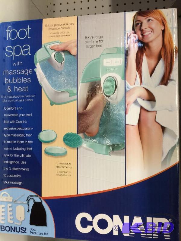 conair foot spa , glass bird jewelry box