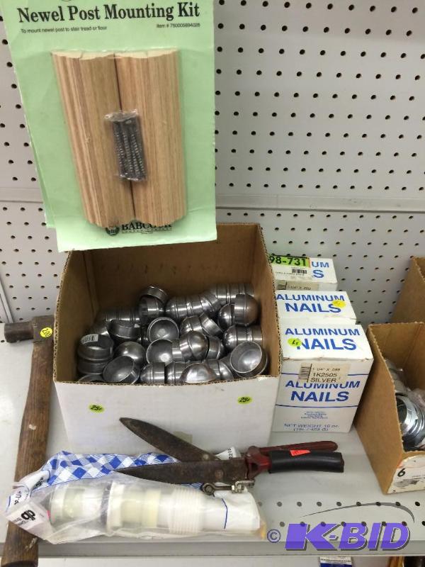 fence post caps  , mounting kits ,parts  everything shown in picture