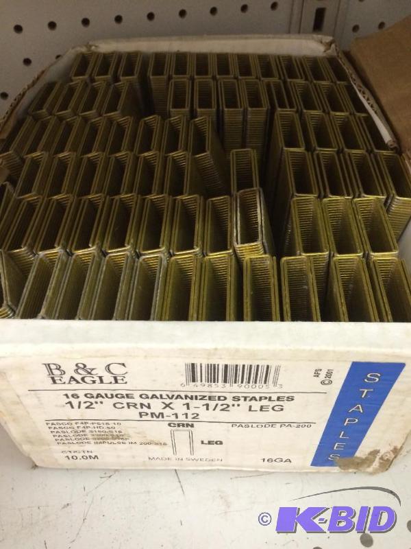 Band C eagle 16 gauge staples 12 crn