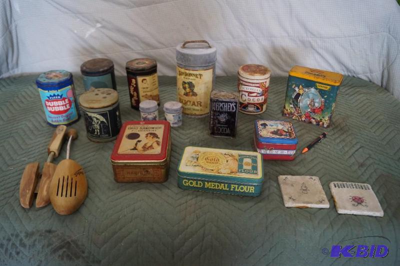 Vintage Storage Tins