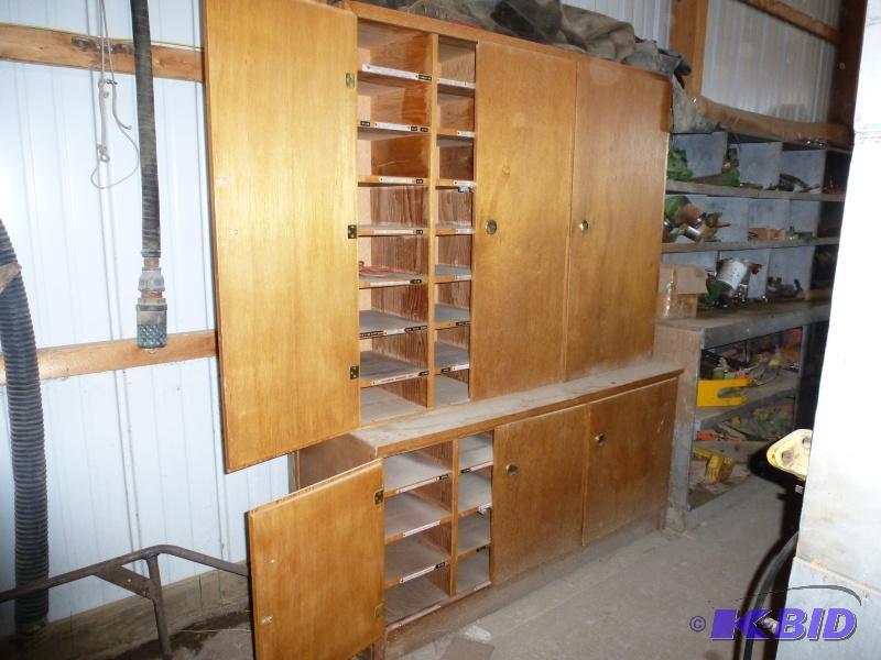 Wood storage cabinet...