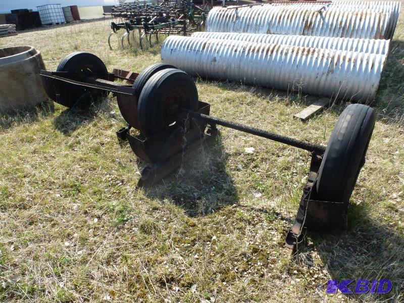 Trailer axles 1 axle 43 to outside of sprin...