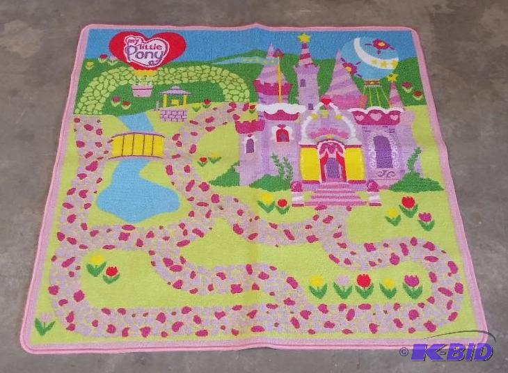 Large Pink My Little Pony Area Rug Very Clean Seems To Be Unused