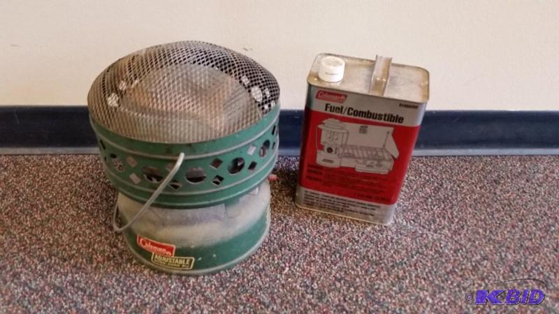 lot 58 image: Colman Antique Fuel Lamp.  Not Certain how old.  But cam out of a Great Grandparent Estate.