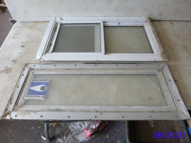 lot 107 image: 2 Fish House Windows 1 approximately 12"...