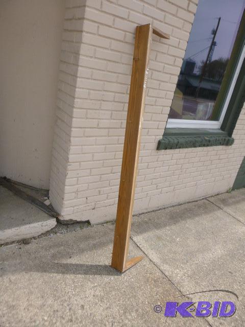 lot 115 image: Wood Shelf 72" X 4 12"...