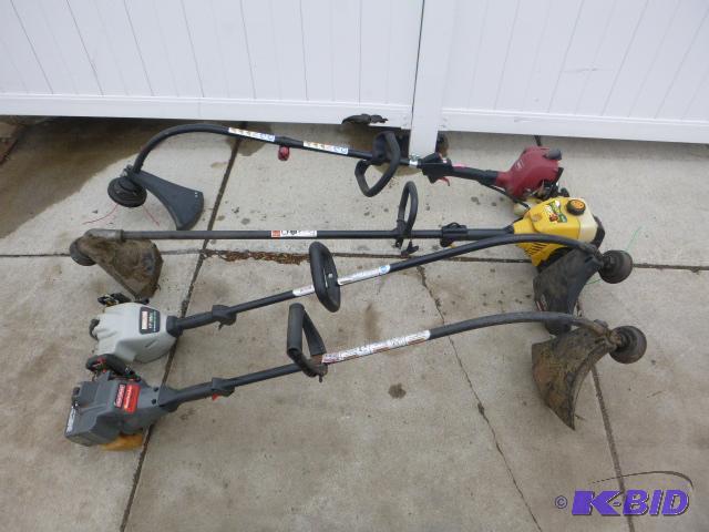 lot 139 image: 4 Weed Whips For parts only....