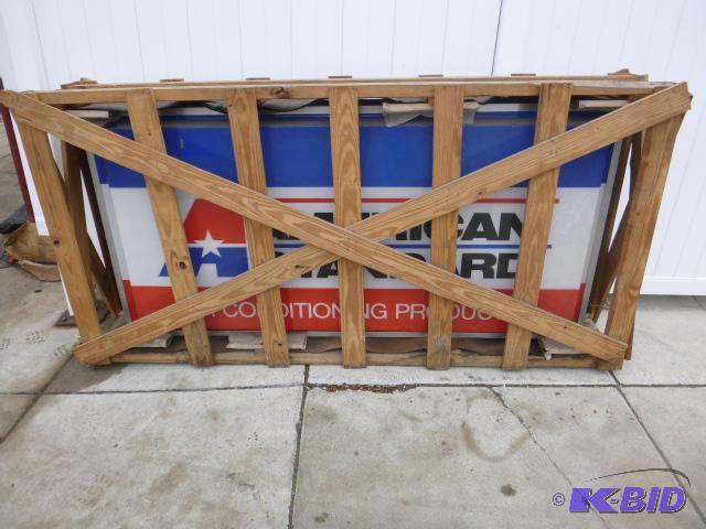 lot 140 image: American Standard Sign Approximately 36"...