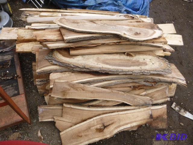 lot 144 image: Pile of Rough Cut Boards...