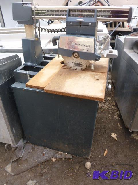 lot 146 image: Wards Power Craft 10" Radial Arm Saw Mo...