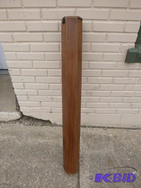 lot 173 image: Black Walnut Fly Rod Case 45"...