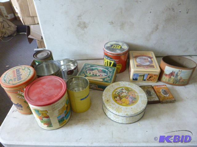 lot 186 image: Miscellaneous Tins and Cans Some vintage....