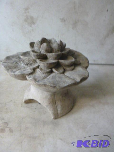 lot 57 image: Cement Fountain No pump, has chip....