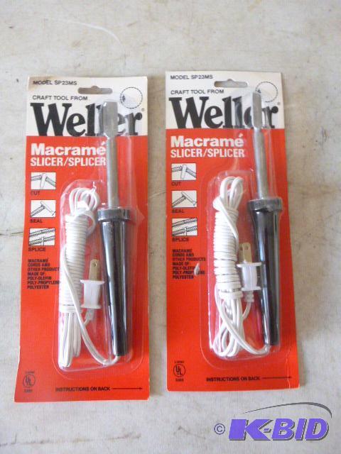 lot 61 image: 2 Weller Macrame SlicerSplicer Model Sp23ms...