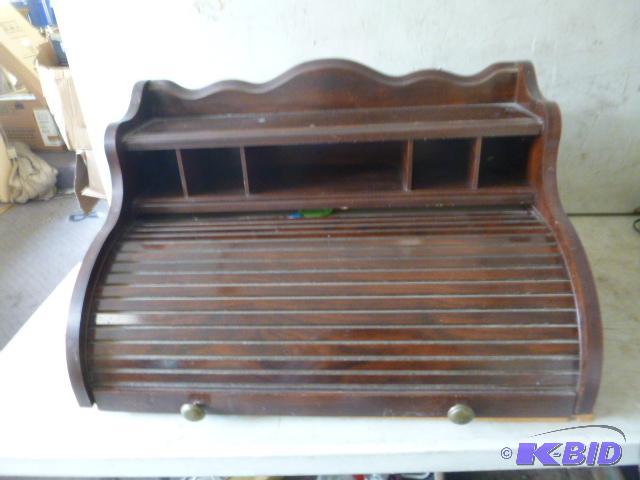 lot 93 image: Mini Roll Top Desk Top...