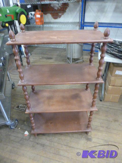 lot 96 image: 4 Tier Shelf 46" X 27" X 13 12&quo...