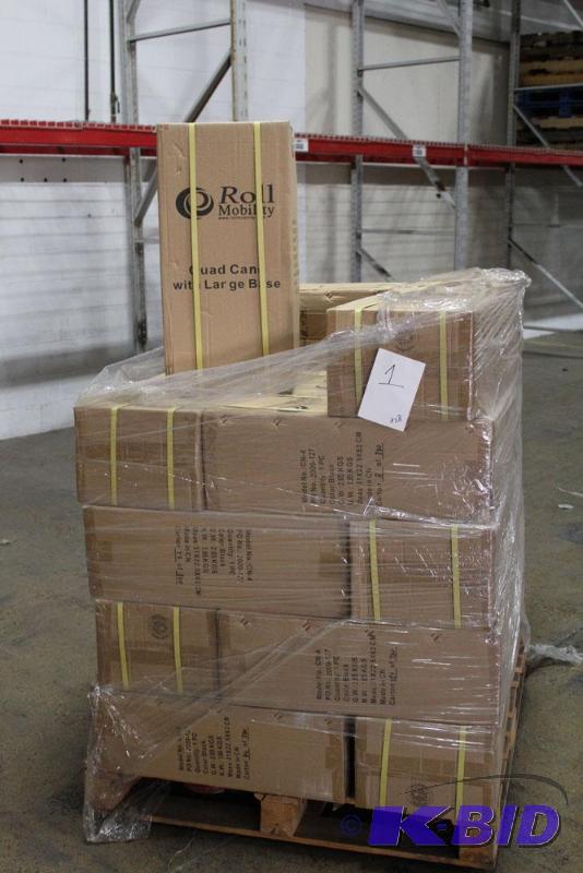 lot 1 image: Pallet of (28) NEW IN PACKAGE Roll Mobility Q...