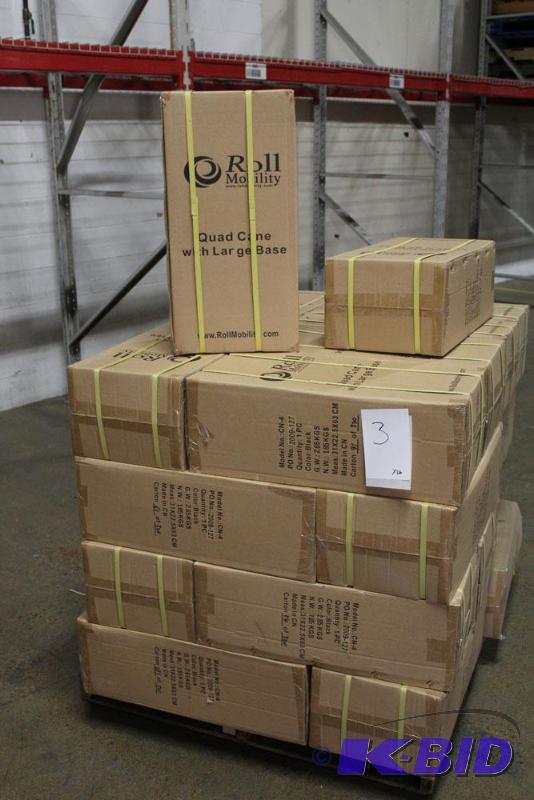 lot 3 image: Pallet of (26) NEW IN PACKAGE Roll Mobility Q...