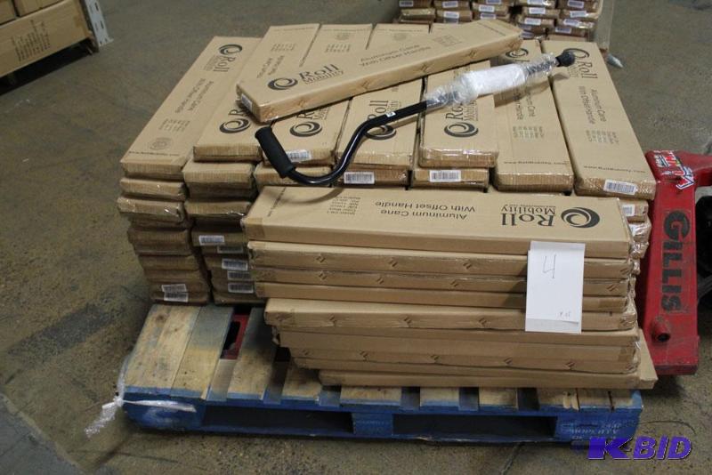lot 4 image: Pallet of (85) NEW IN PACKAGE Offset Handle A...